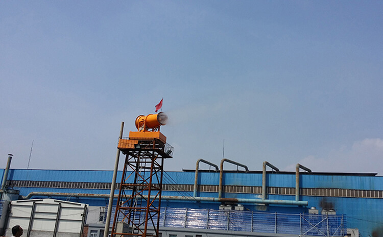 鄭通霧炮機(jī)設(shè)備可以治理?yè)P(yáng)塵嗎？-降塵霧炮機(jī)