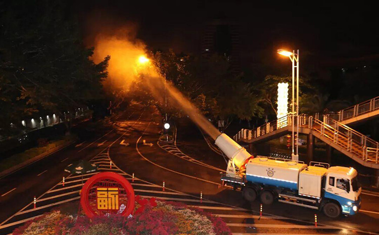 霧炮機生產(chǎn)廠家1分鐘帶你了解：車載霧炮機有哪些優(yōu)勢