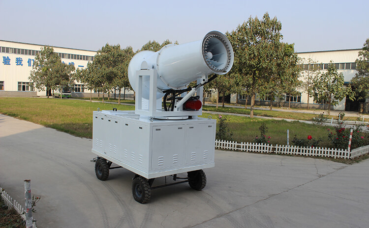 鋼廠霧炮機(jī)抑塵除濕的基本原理是什么？
