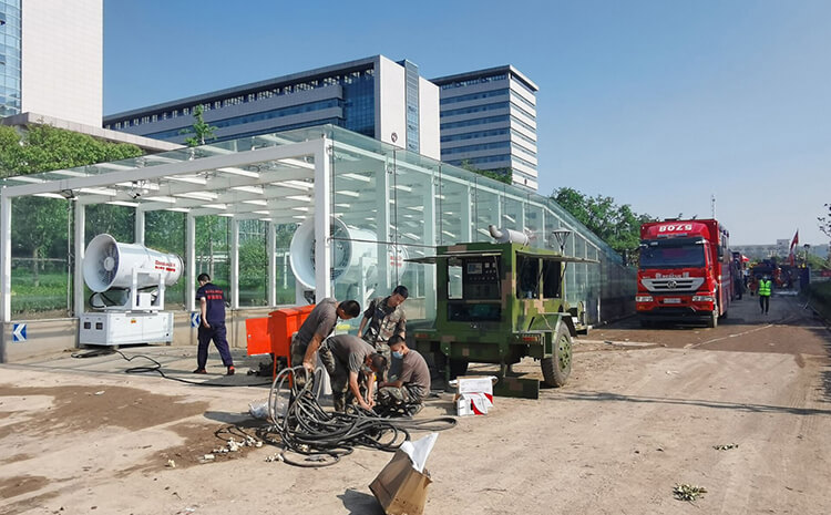 除塵霧炮機(jī)可用于隧道除塵嗎？