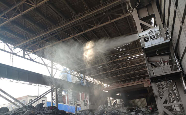 防爆霧炮機(jī)為什么適用于煤場降塵？